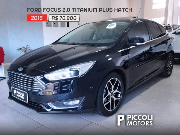 FORD - FOCUS - 2016/2016 - Preta - R$ 70.900,00