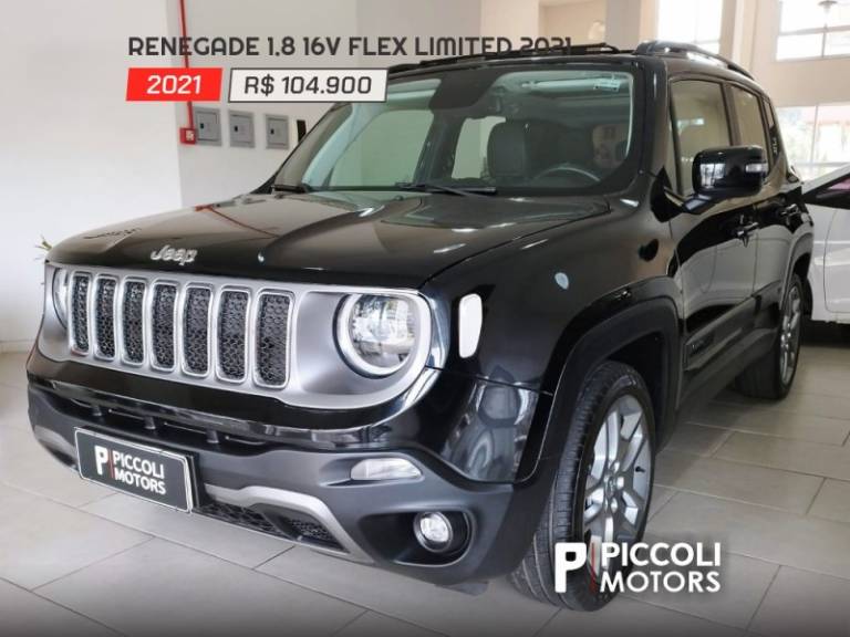 JEEP - RENEGADE - 2021/2021 - Preta - R$ 104.900,00