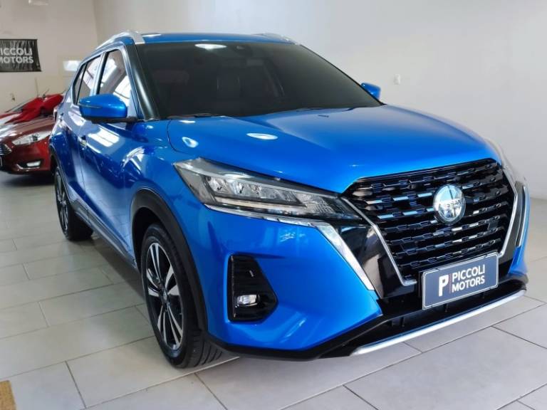 NISSAN - KICKS - 2021/2022 - Azul - R$ 109.900,00