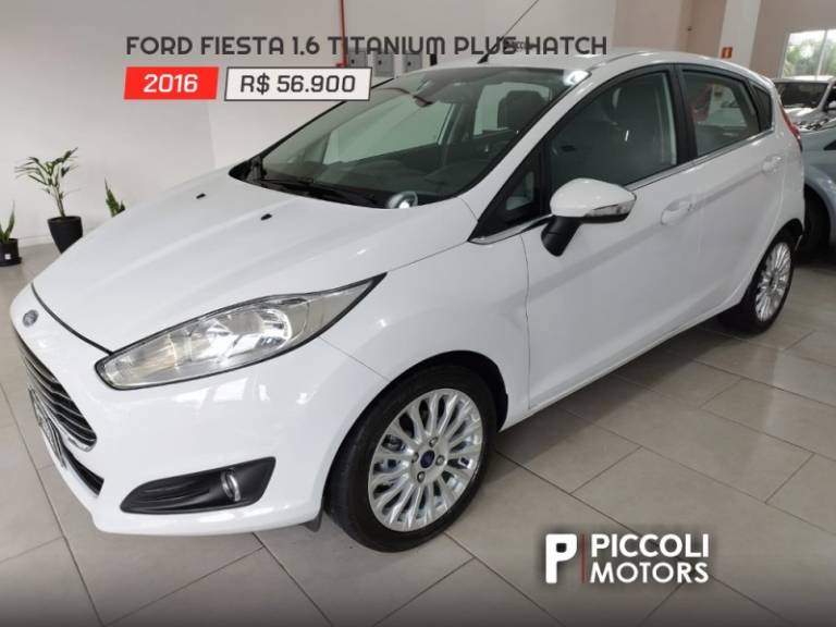 FORD - FIESTA - 2016/2016 - Branca - R$ 56.900,00