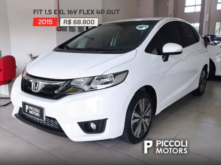 HONDA - FIT - 2014/2015 - Branca - R$ 68.900,00